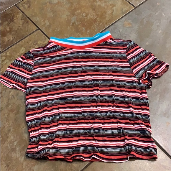 Urban Outfitters Tops - Urban Outfitters Womens M Striped Cropped Top